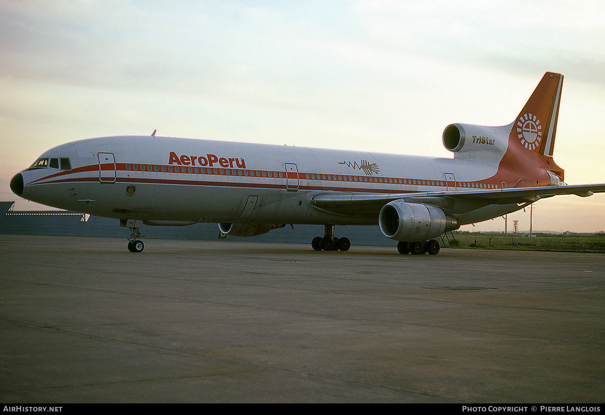 Aircraft Photo of N10112 | Lockheed L-1011-385-1-14 TriStar 100 | AeroPeru | AirHistory.net #297996