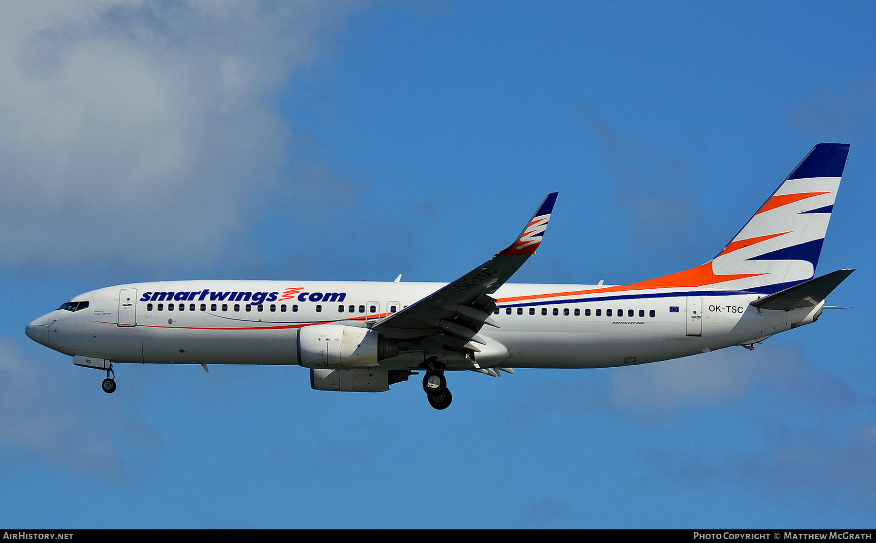 Aircraft Photo of OK-TSC | Boeing 737-8FH | Smartwings | AirHistory.net #297999