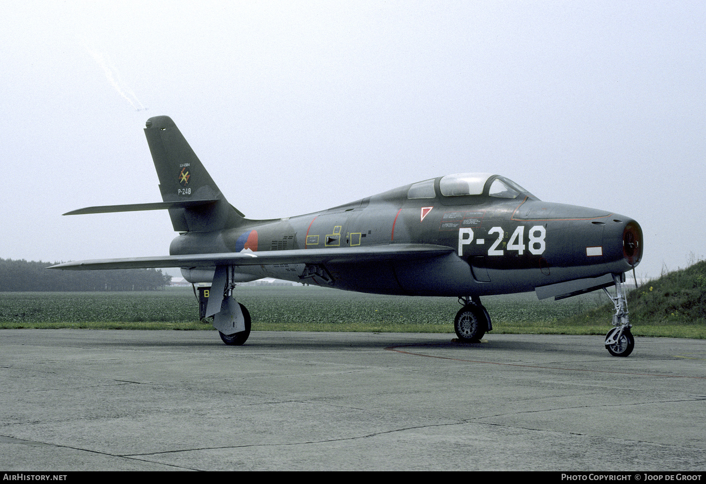 Aircraft Photo of P-248 | Republic F-84F Thunderstreak | Netherlands - Air Force | AirHistory.net #298011