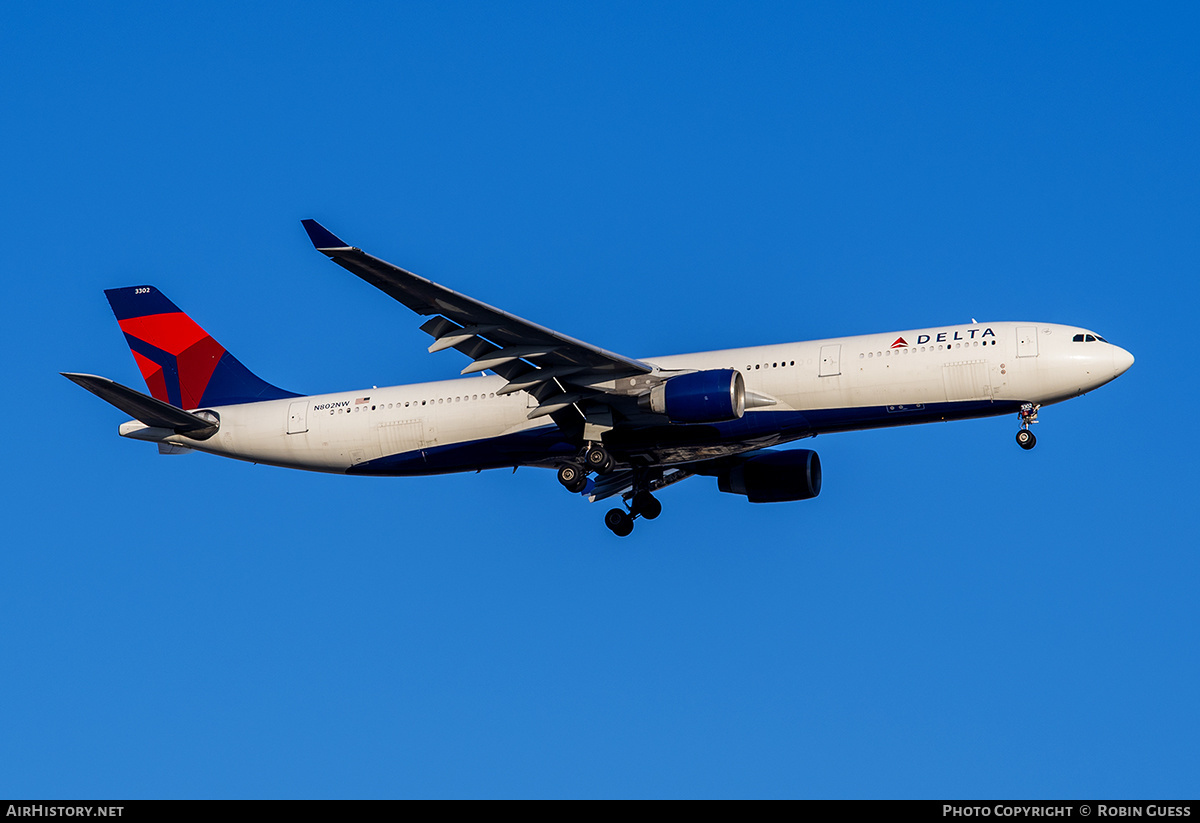 Aircraft Photo of N802NW | Airbus A330-323 | Delta Air Lines | AirHistory.net #298030