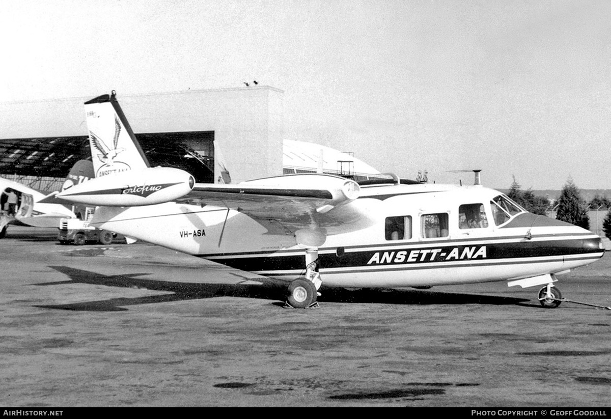 Aircraft Photo of VH-ASA | Piaggio P-166B Portofino | Ansett - ANA | AirHistory.net #298048
