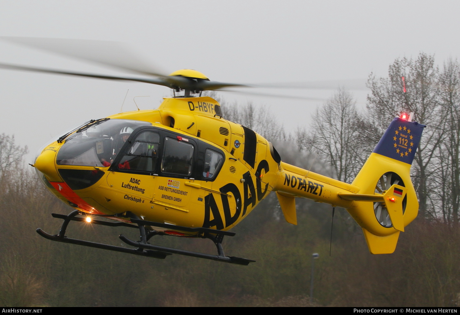 Aircraft Photo of D-HBYF | Eurocopter EC-135P-2 | ADAC Luftrettung | AirHistory.net #298133