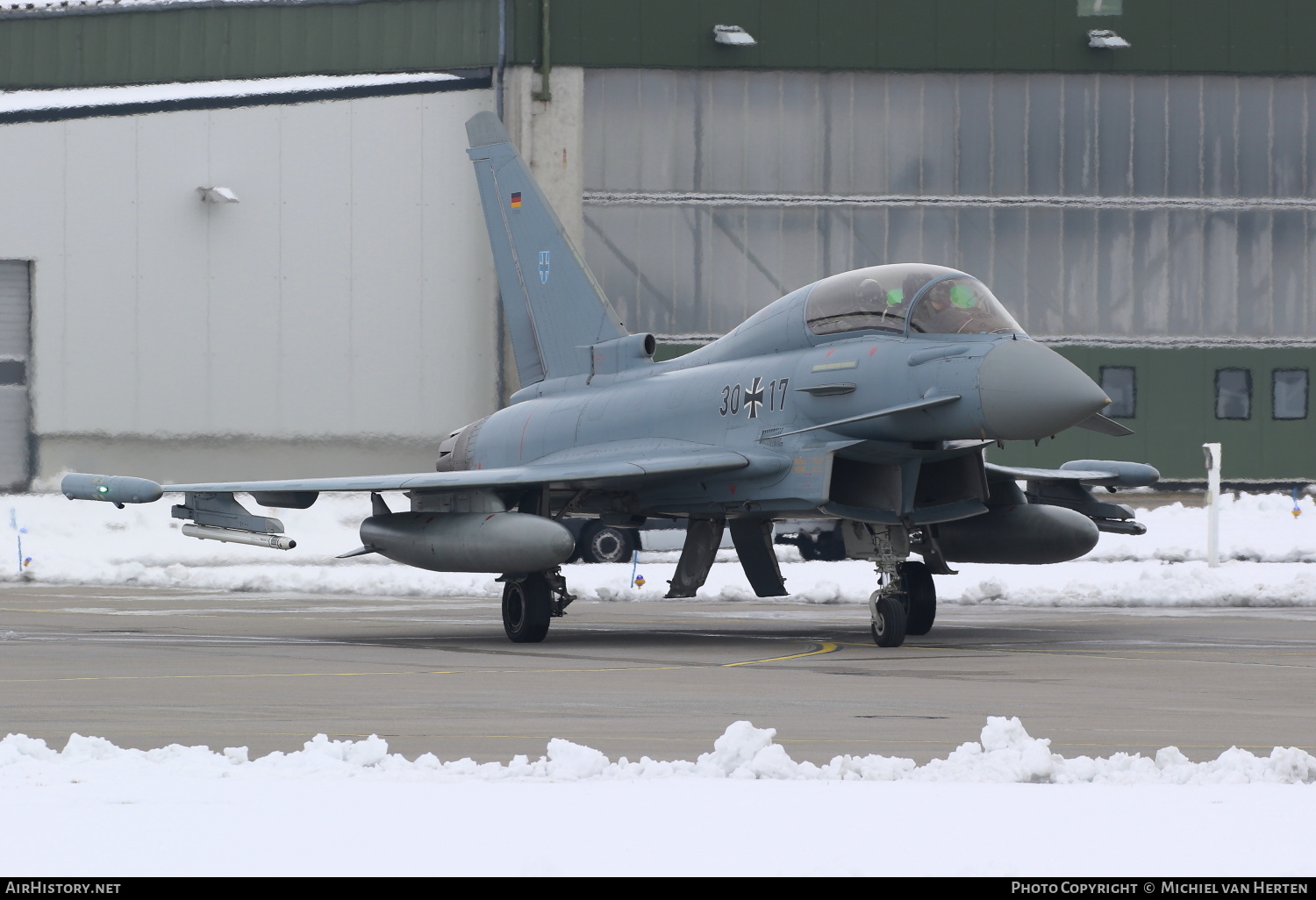Aircraft Photo of 3017 | Eurofighter EF-2000 Typhoon T | Germany - Air Force | AirHistory.net #298139