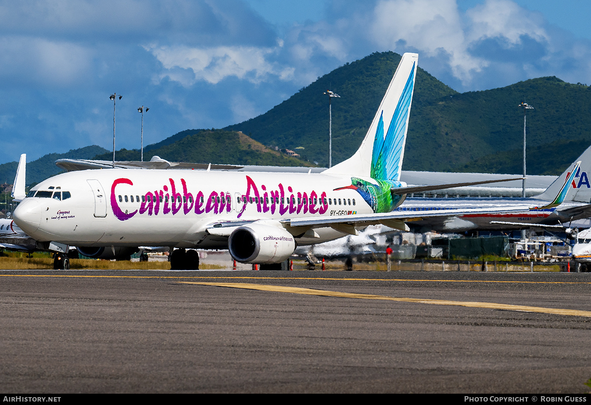 Aircraft Photo of 9Y-GEO | Boeing 737-8Q8 | Caribbean Airlines | AirHistory.net #298154