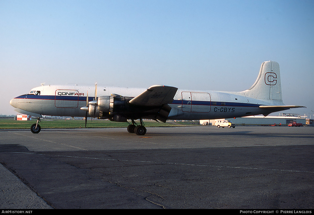 Aircraft Photo of C-GBYS | Douglas DC-6A | Conifair Aviation | AirHistory.net #298166