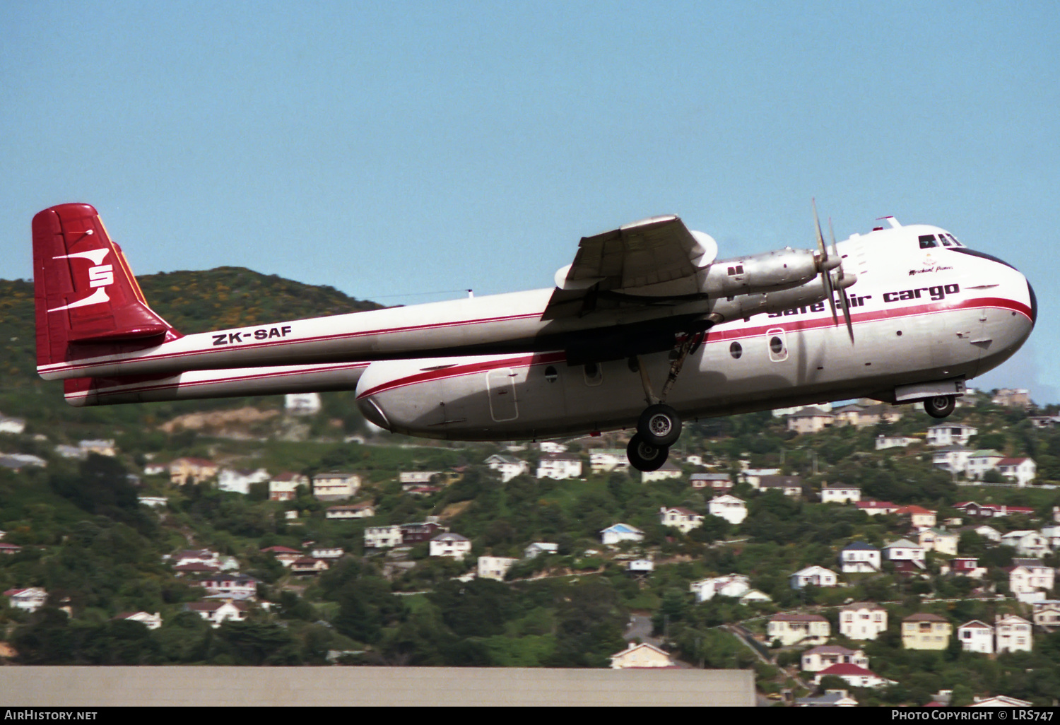 Aircraft Photo of ZK-SAF | Armstrong Whitworth AW-650 Argosy 222 | SAFE Air Cargo - Straits Air Freight Express | AirHistory.net #298195