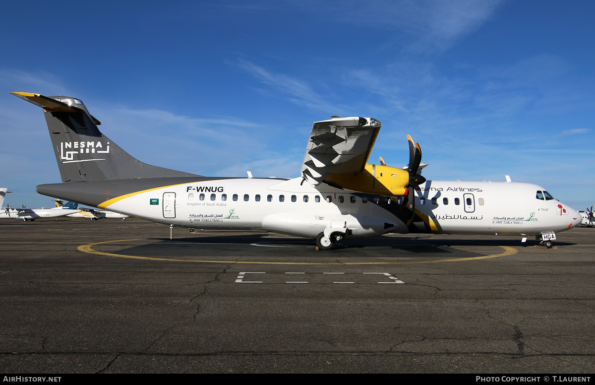 Aircraft Photo of F-WNUG | ATR ATR-72-600 (ATR-72-212A) | Nesma Airlines | AirHistory.net #298202