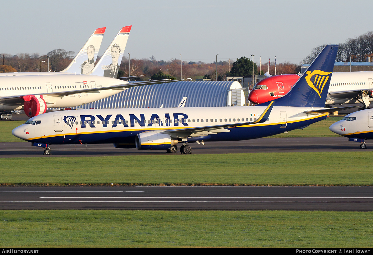 Aircraft Photo of EI-DAH | Boeing 737-8AS | Ryanair | AirHistory.net #298231