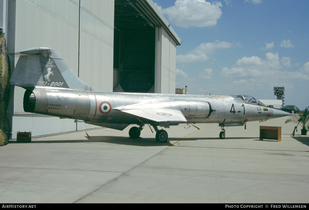 Aircraft Photo of MM6943 | Lockheed F-104S/ASA Starfighter | Italy - Air Force | AirHistory.net #298238
