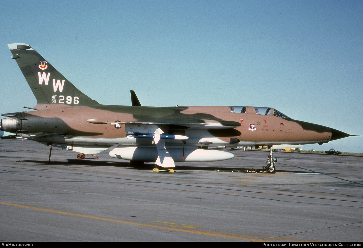 Aircraft Photo of 63-8296 / AF63-296 | Republic F-105G Thunderchief | USA - Air Force | AirHistory.net #298243