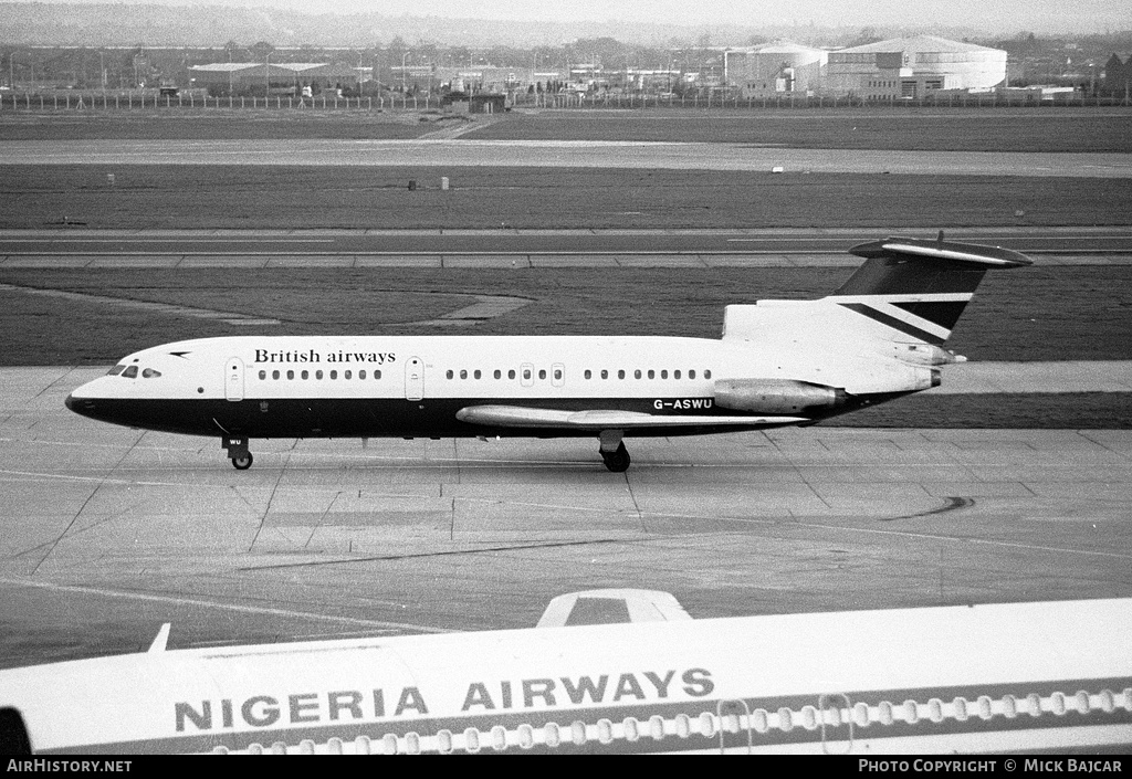Aircraft Photo of G-ASWU | Hawker Siddeley HS-121 Trident 1E | British Airways | AirHistory.net #298262