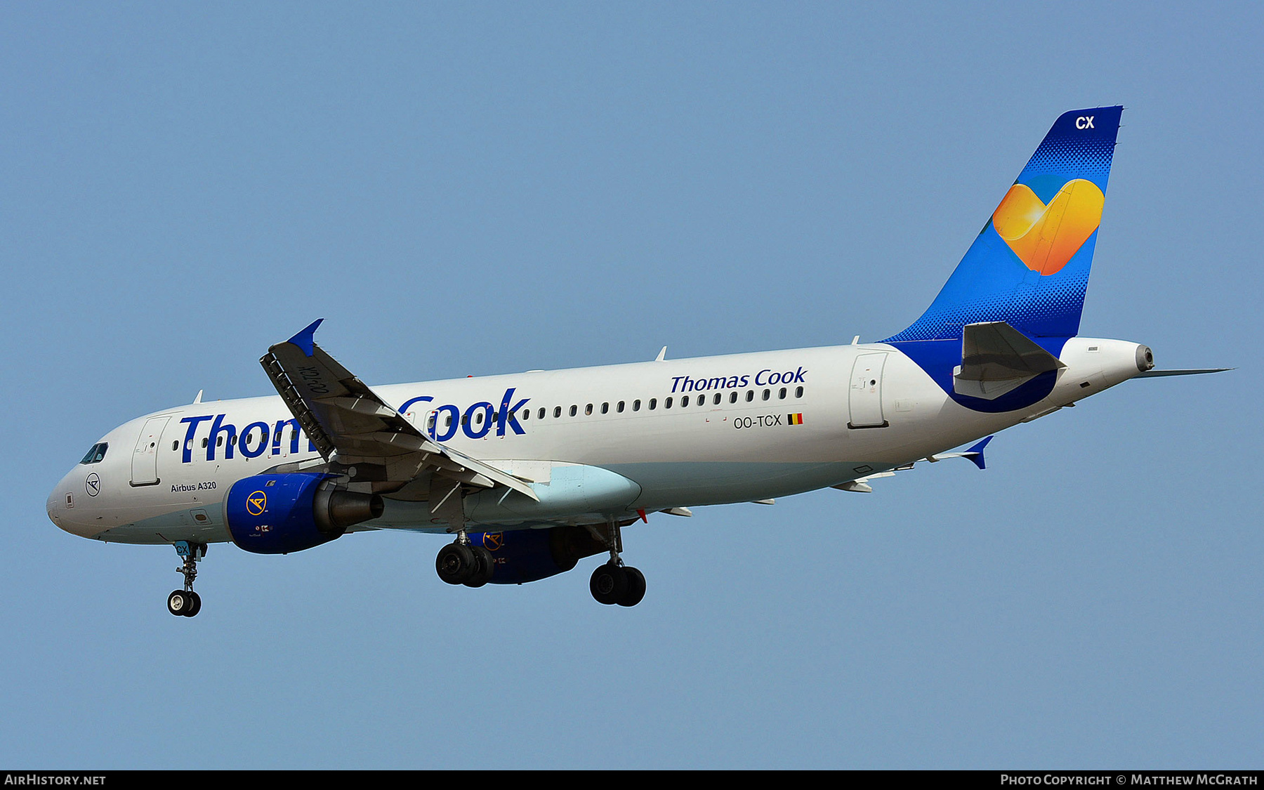 Aircraft Photo of OO-TCX | Airbus A320-212 | Thomas Cook Airlines | AirHistory.net #298279