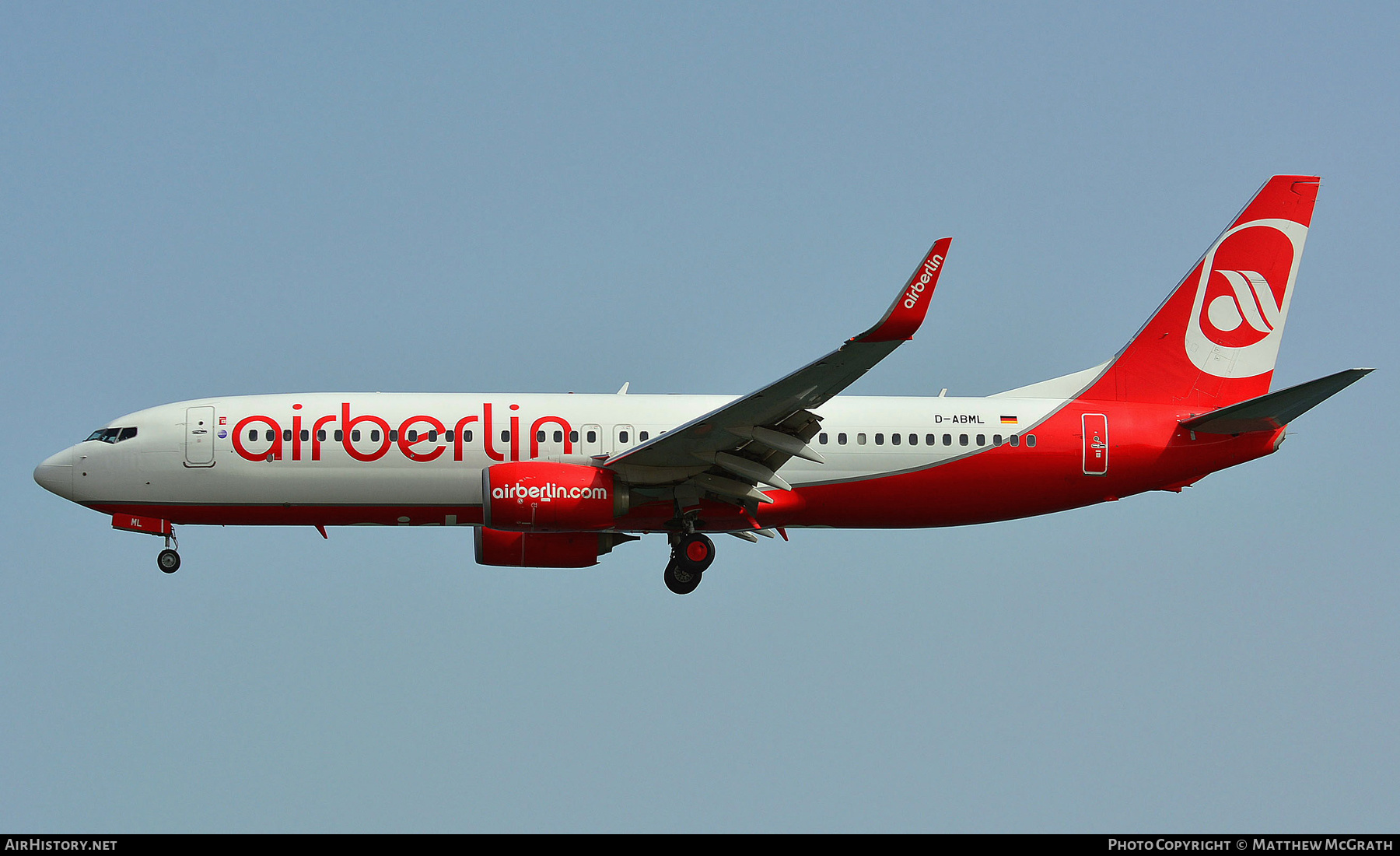 Aircraft Photo of D-ABML | Boeing 737-86J | Air Berlin | AirHistory.net #298282