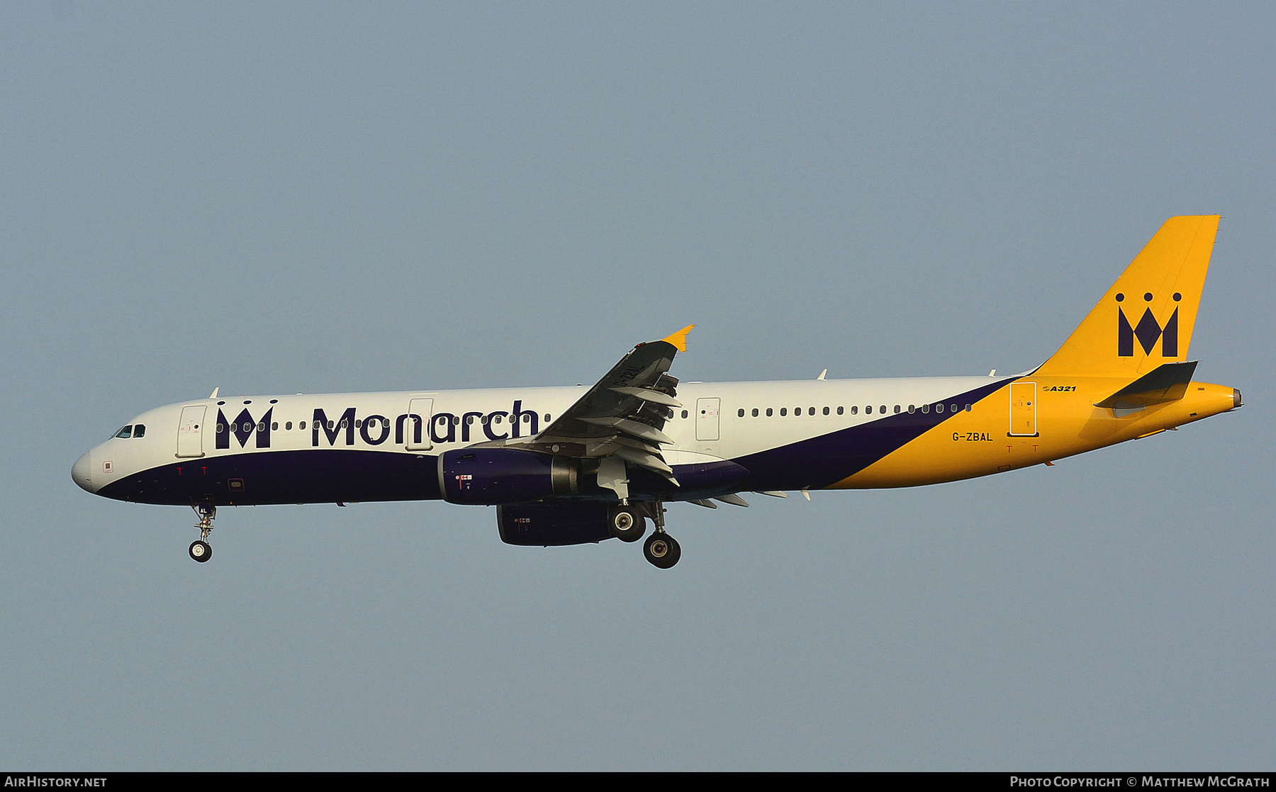 Aircraft Photo of G-ZBAL | Airbus A321-231 | Monarch Airlines | AirHistory.net #298300