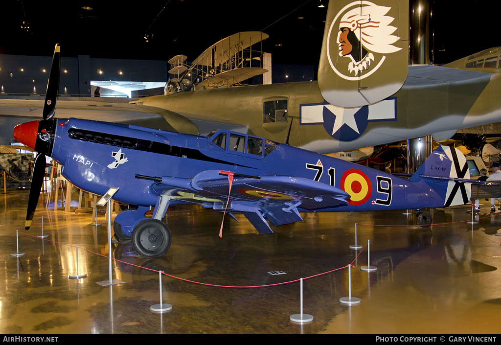 Aircraft Photo of C.4K-19 | Hispano HA-1112-M1L Buchon | Spain - Air Force | AirHistory.net #298302
