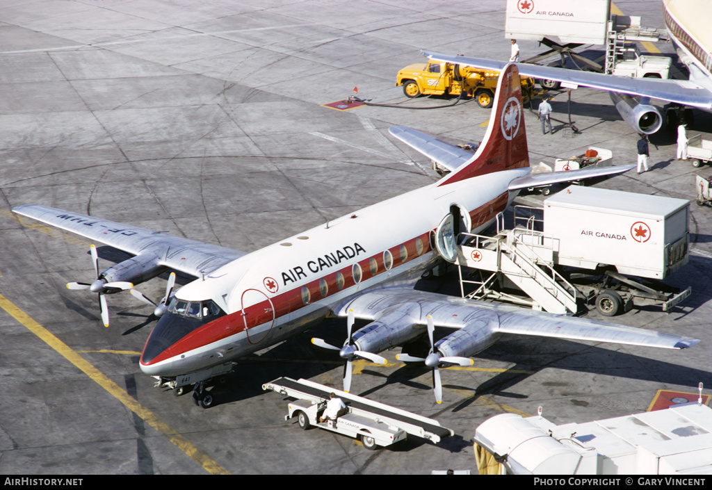 Aircraft Photo of CF-THW | Vickers 757 Viscount | Air Canada | AirHistory.net #298311