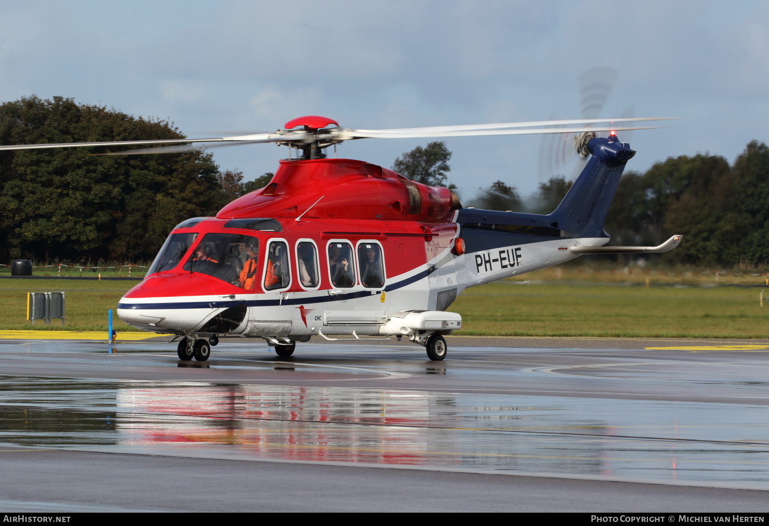 Aircraft Photo of PH-EUF | AgustaWestland AW-139 | CHC Helicopters | AirHistory.net #298320