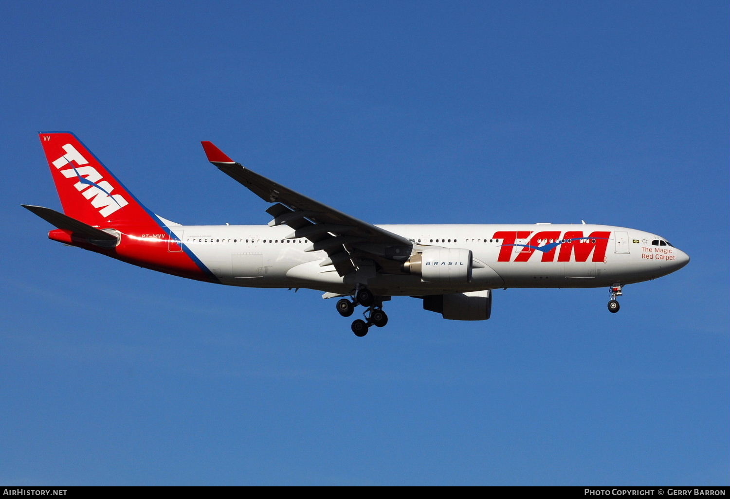 Aircraft Photo of PT-MVV | Airbus A330-223 | TAM Linhas Aéreas | AirHistory.net #298328