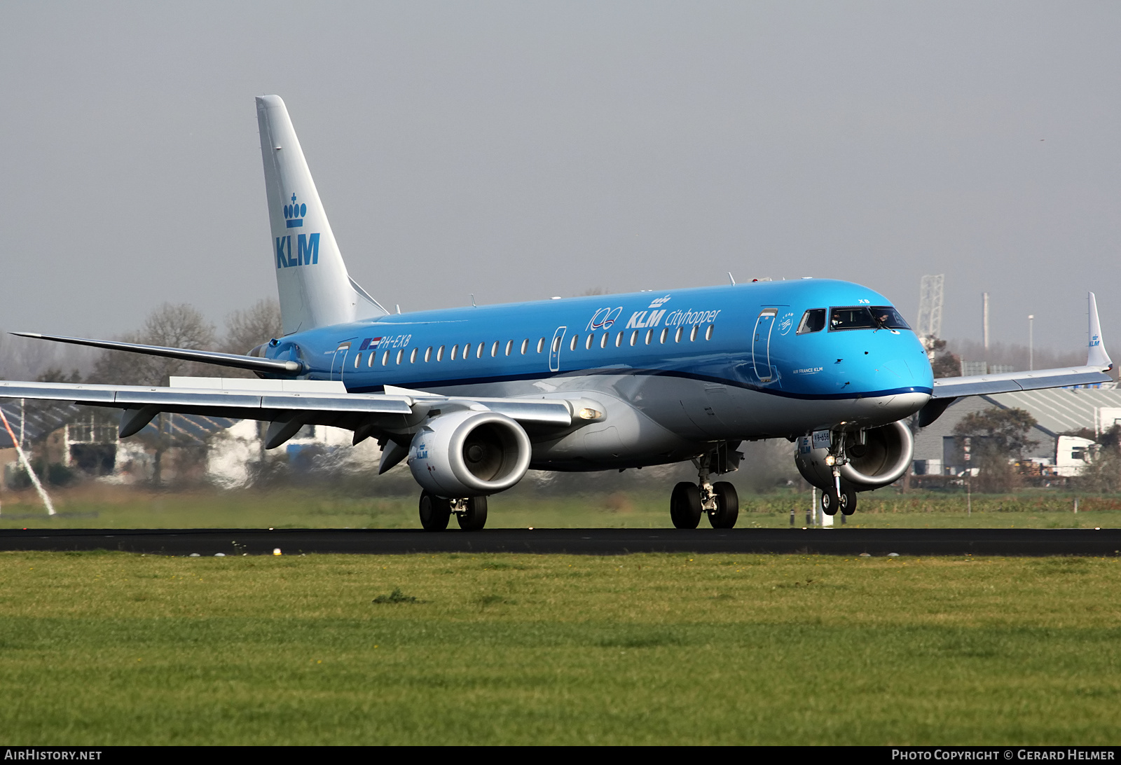 Aircraft Photo of PH-EXB | Embraer 190STD (ERJ-190-100STD) | KLM Cityhopper | AirHistory.net #298357