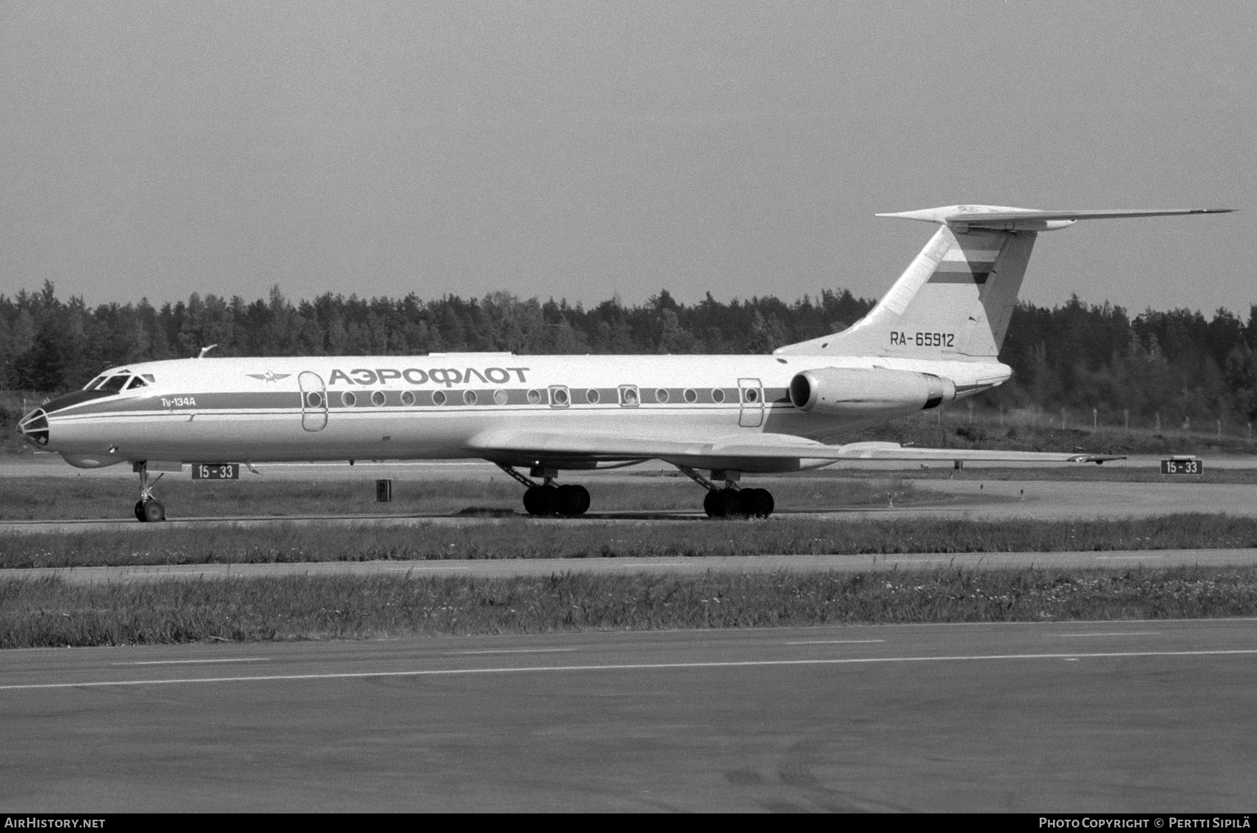 Aircraft Photo of RA-65912 | Tupolev Tu-134AK | Aeroflot | AirHistory.net #298361