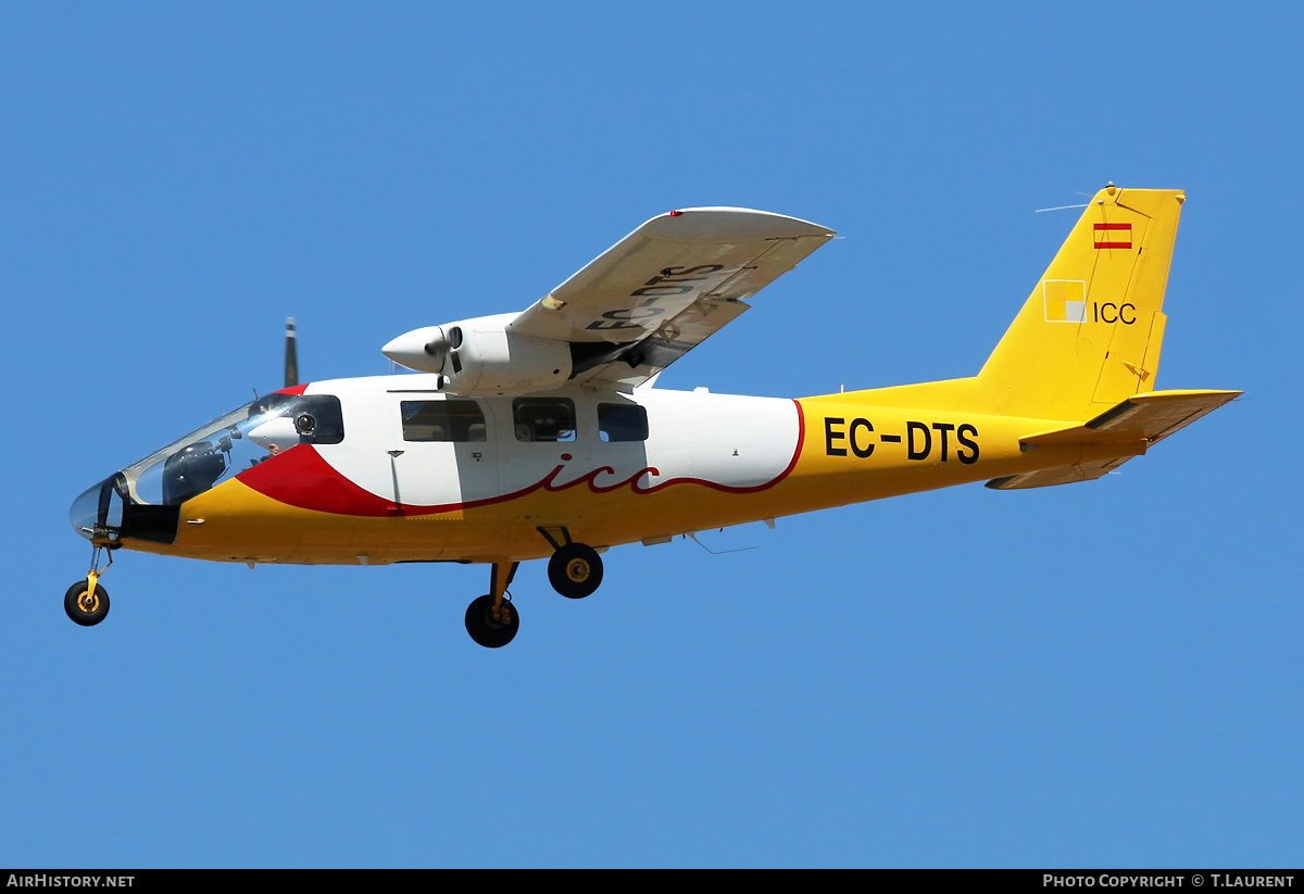 Aircraft Photo of EC-DTS | Partenavia P-68B Observer | ICC - Institut Cartogràfic de Catalunya | AirHistory.net #298378