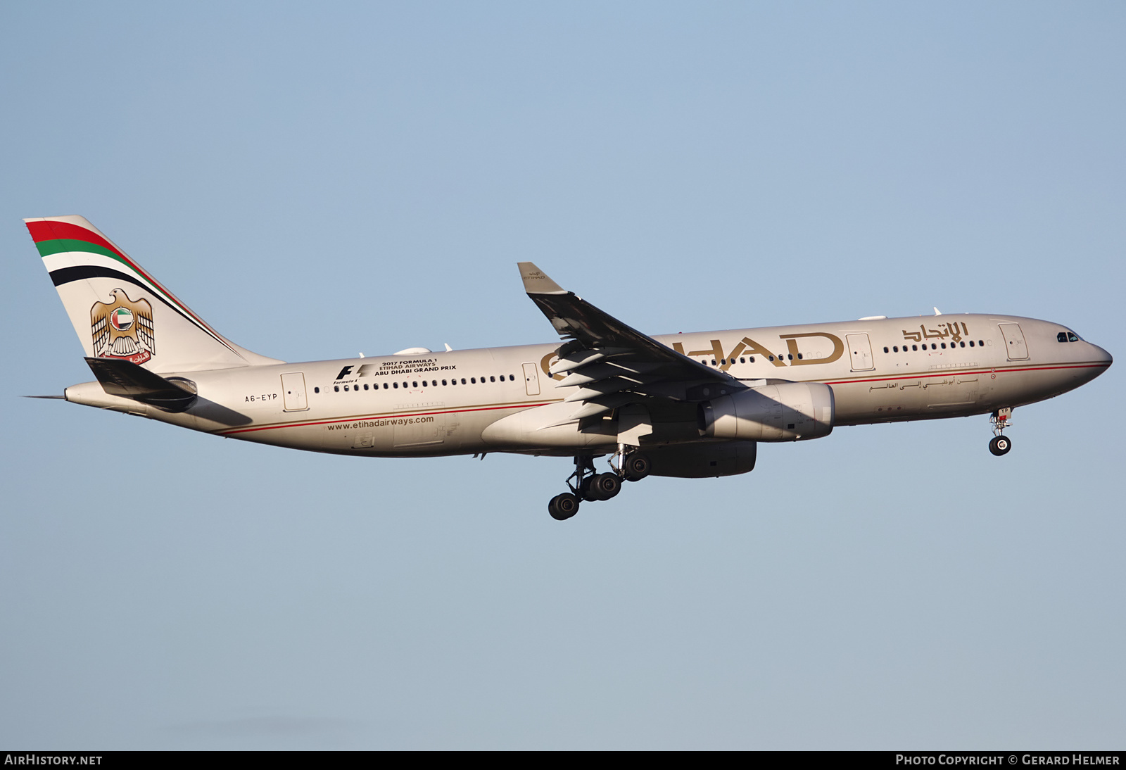 Aircraft Photo of A6-EYP | Airbus A330-243 | Etihad Airways | AirHistory.net #298411