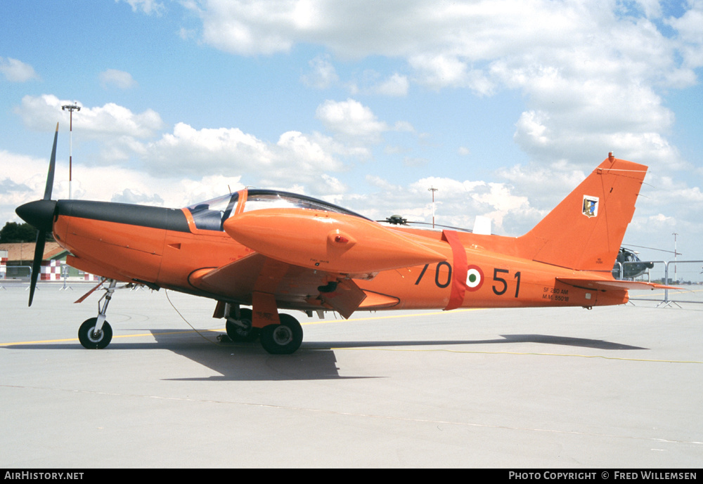 Aircraft Photo of MM55018 | SIAI-Marchetti SF-260AM | Italy - Air Force | AirHistory.net #298428