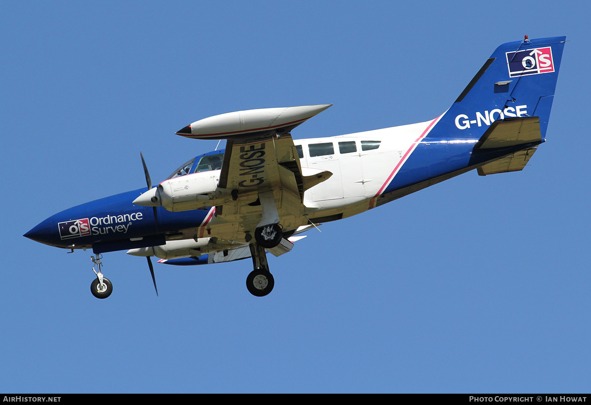 Aircraft Photo of G-NOSE | Cessna 402B | Ordnance Survey | AirHistory.net #298433