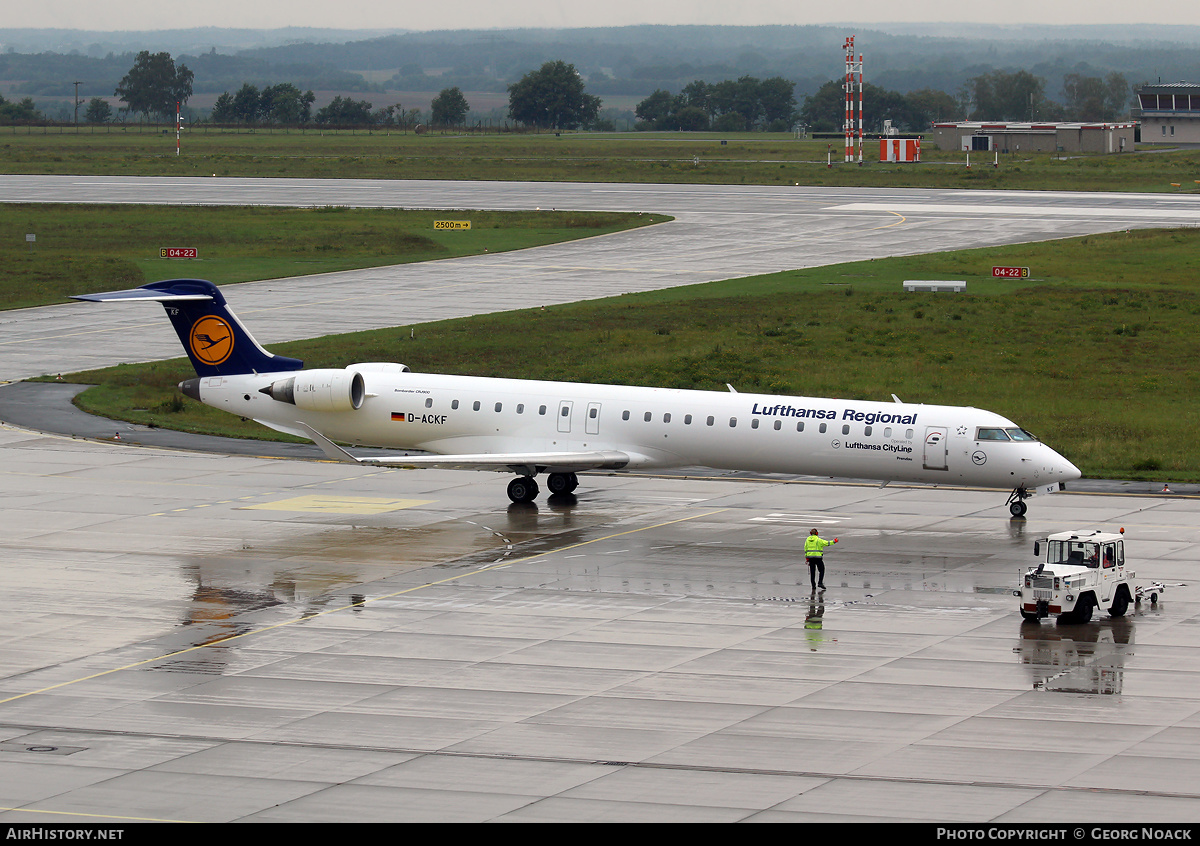 Aircraft Photo of D-ACKF | Bombardier CRJ-900LR (CL-600-2D24) | Lufthansa Regional | AirHistory.net #298434