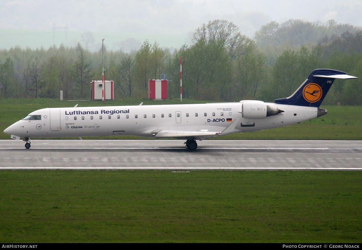 Aircraft Photo of D-ACPO | Bombardier CRJ-701ER (CL-600-2C10) | Lufthansa Regional | AirHistory.net #298436