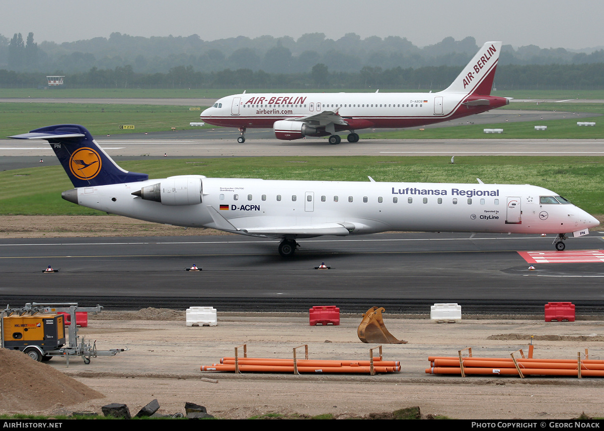 Aircraft Photo of D-ACPN | Bombardier CRJ-701ER (CL-600-2C10) | Lufthansa Regional | AirHistory.net #298438