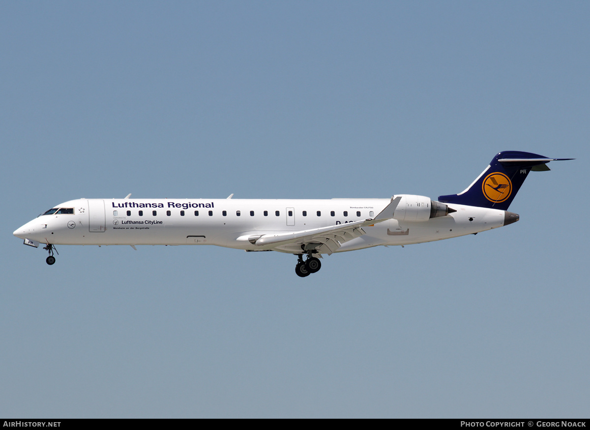 Aircraft Photo of D-ACPR | Bombardier CRJ-701ER (CL-600-2C10) | Lufthansa Regional | AirHistory.net #298453