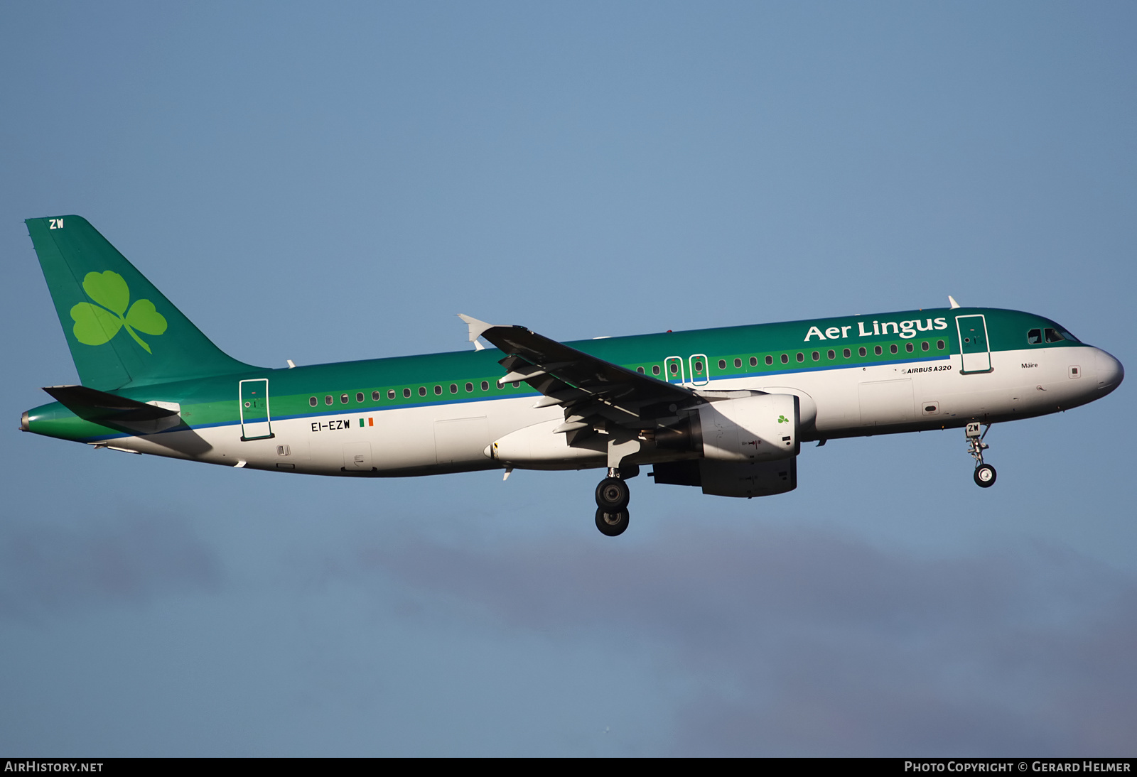 Aircraft Photo of EI-EZW | Airbus A320-214 | Aer Lingus | AirHistory.net #298455