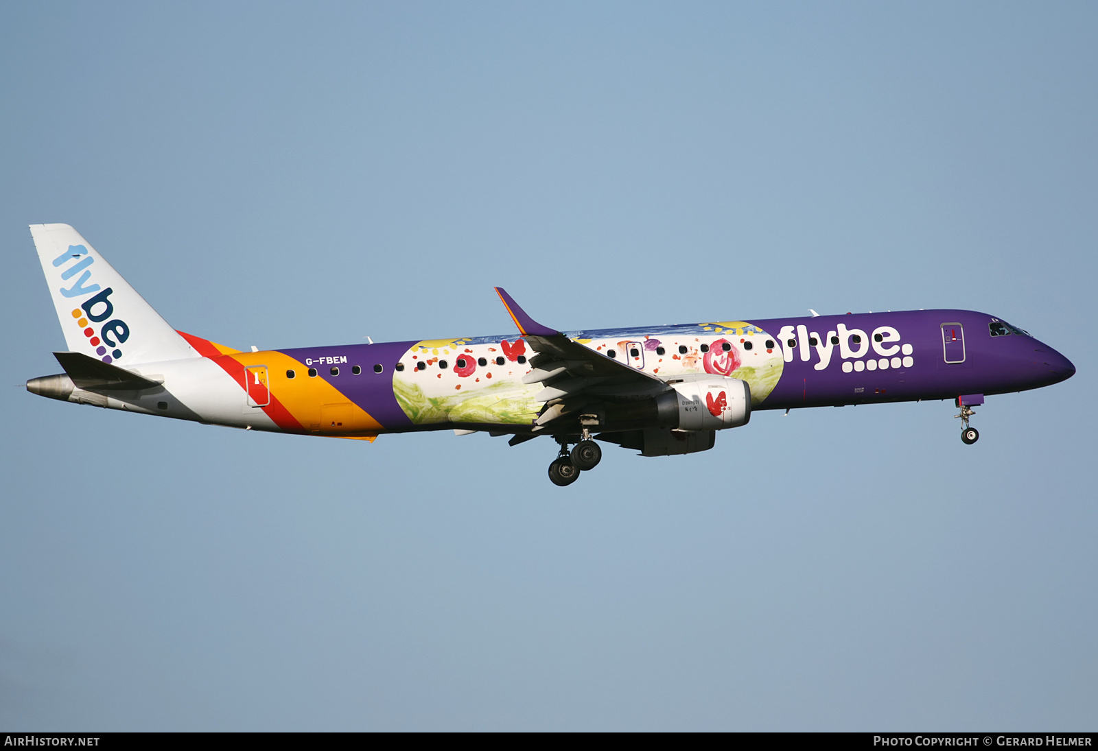 Aircraft Photo of G-FBEM | Embraer 195LR (ERJ-190-200LR) | Flybe | AirHistory.net #298456