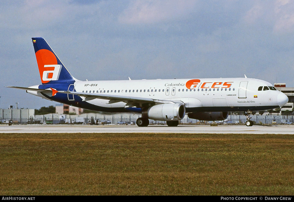 Aircraft Photo of VP-BVA | Airbus A320-233 | ACES - Aerolíneas Centrales de Colombia | AirHistory.net #298522