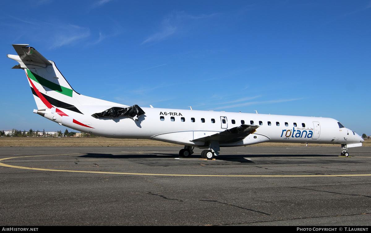 Aircraft Photo of A6-RRA | Embraer ERJ-145MP (EMB-145MP) | Rotana Jet | AirHistory.net #298534
