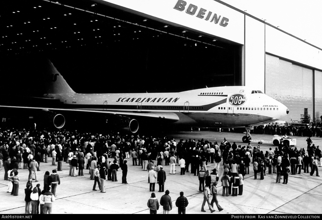 Aircraft Photo of N4501Q | Boeing 747-283B | Scandinavian Airlines - SAS | AirHistory.net #298553