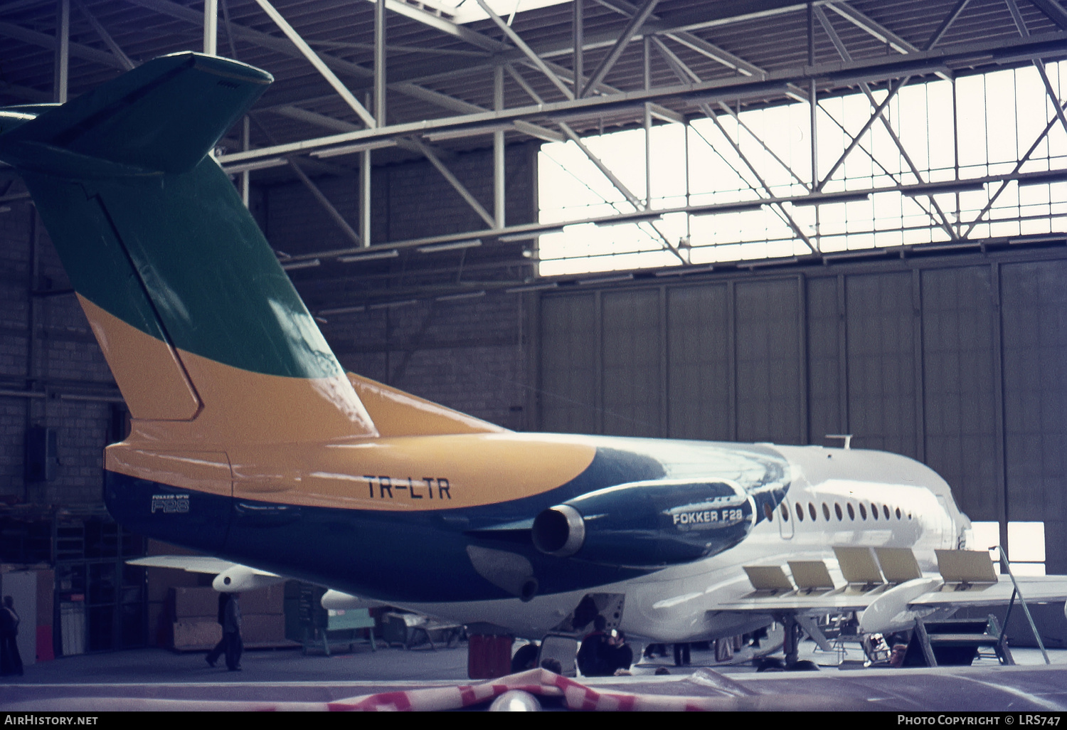 Aircraft Photo of TR-LTR | Fokker F28-1000 Fellowship | Gabon Government | AirHistory.net #298580