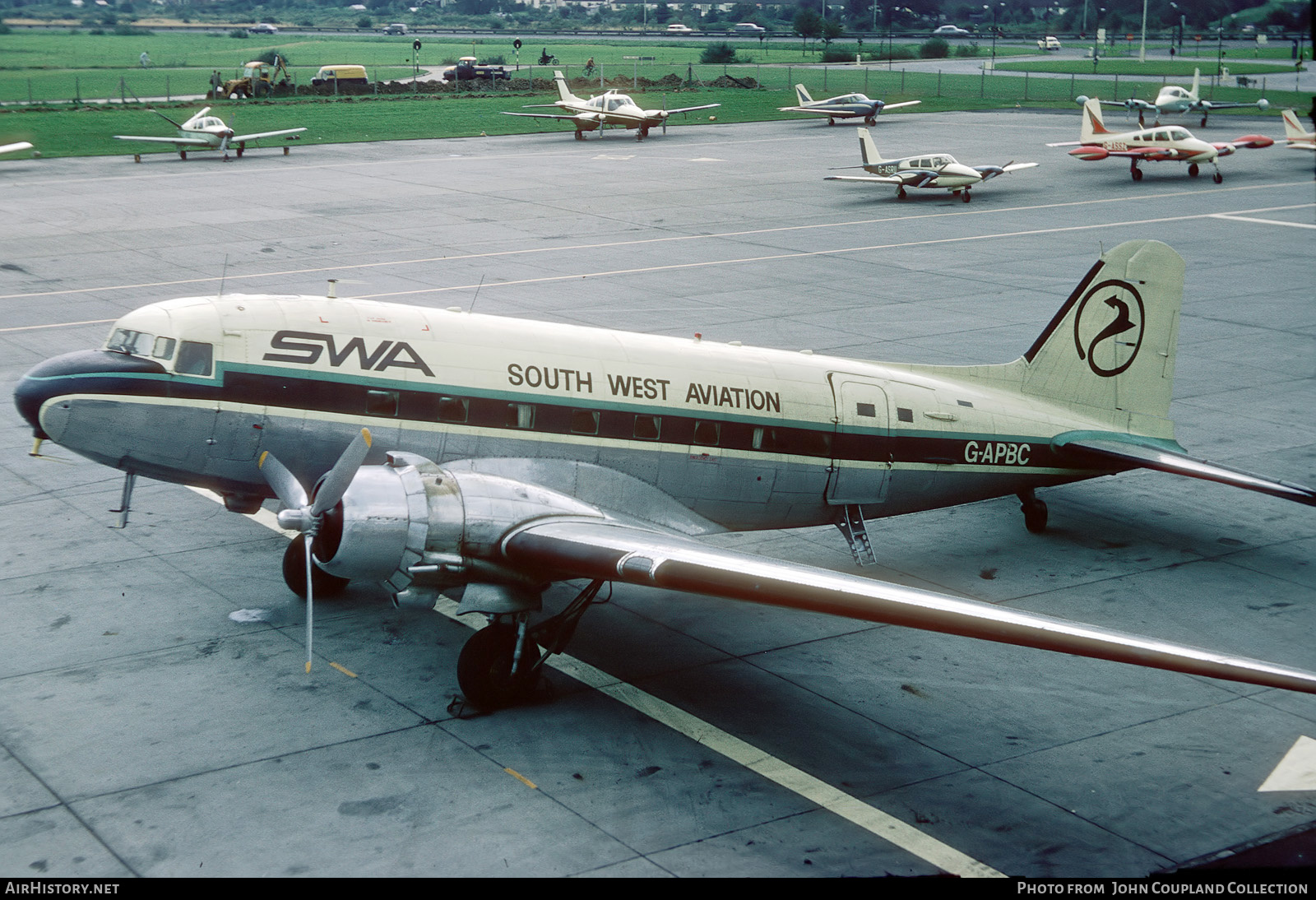 Aircraft Photo of G-APBC | Douglas C-47B Skytrain | South West Aviation - SWA | AirHistory.net #298591