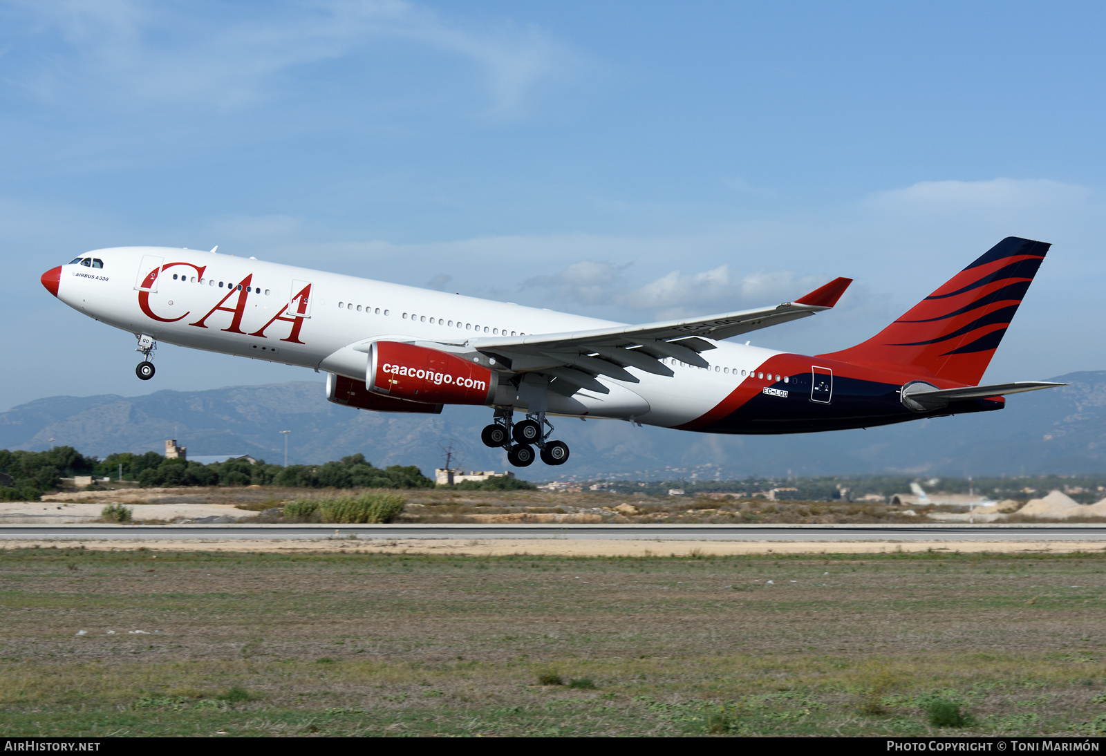 Aircraft Photo of EC-LQO | Airbus A330-243 | CAA - Compagnie Africaine d'Aviation | AirHistory.net #298597