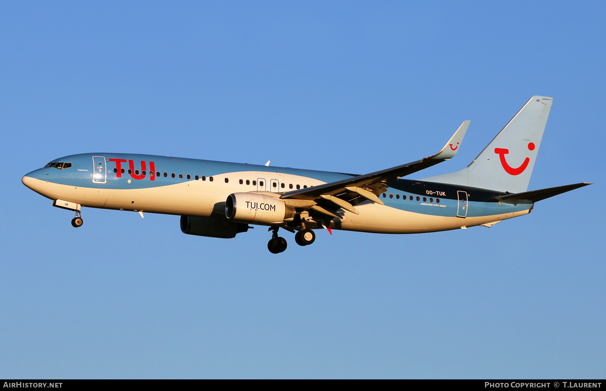 Aircraft Photo of OO-TUK | Boeing 737-86J | TUI | AirHistory.net #298613