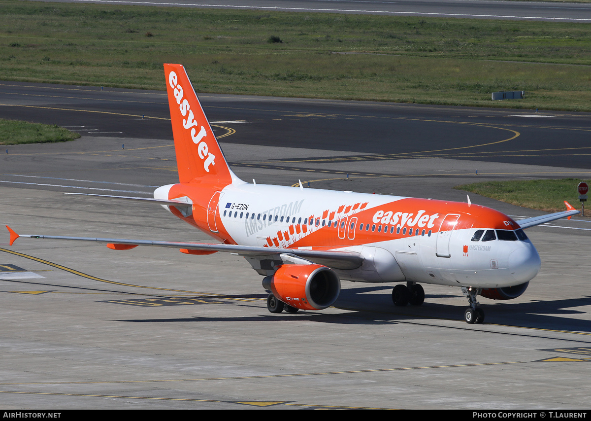 Aircraft Photo of G-EZDN | Airbus A319-111 | EasyJet | AirHistory.net #298629