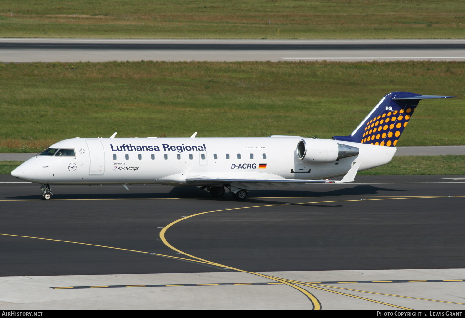 Aircraft Photo of D-ACRG | Bombardier CRJ-200LR (CL-600-2B19) | Lufthansa Regional | AirHistory.net #298639