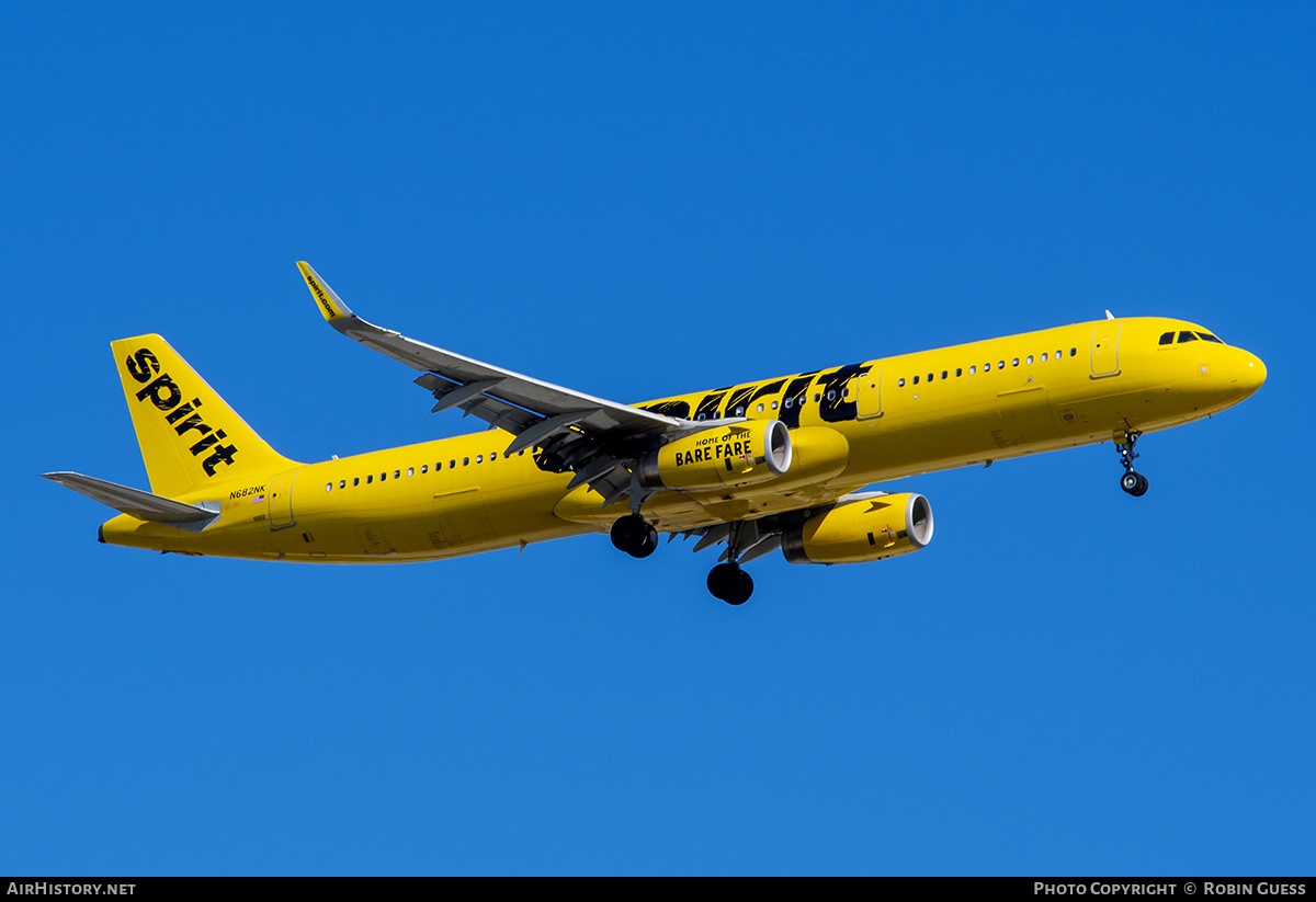Aircraft Photo of N682NK | Airbus A321-231 | Spirit Airlines | AirHistory.net #298643