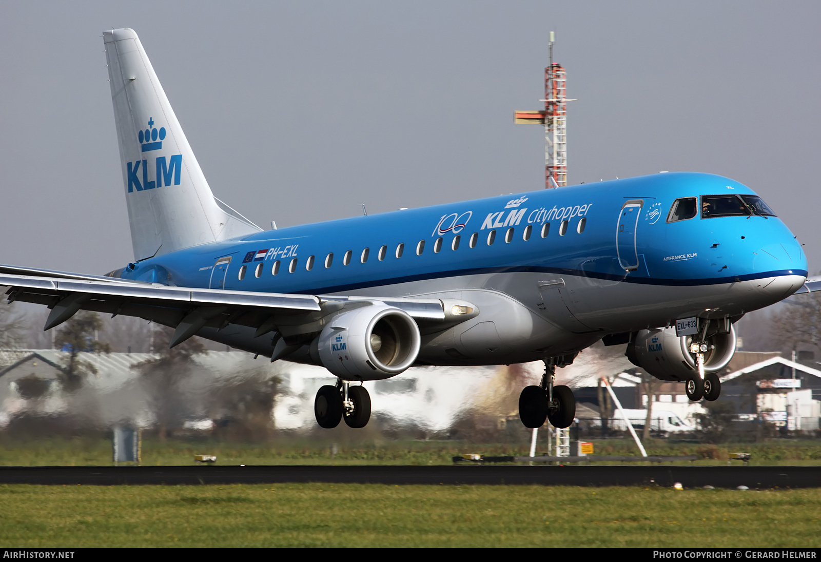 Aircraft Photo of PH-EXL | Embraer 175STD (ERJ-170-200STD) | KLM Cityhopper | AirHistory.net #298649