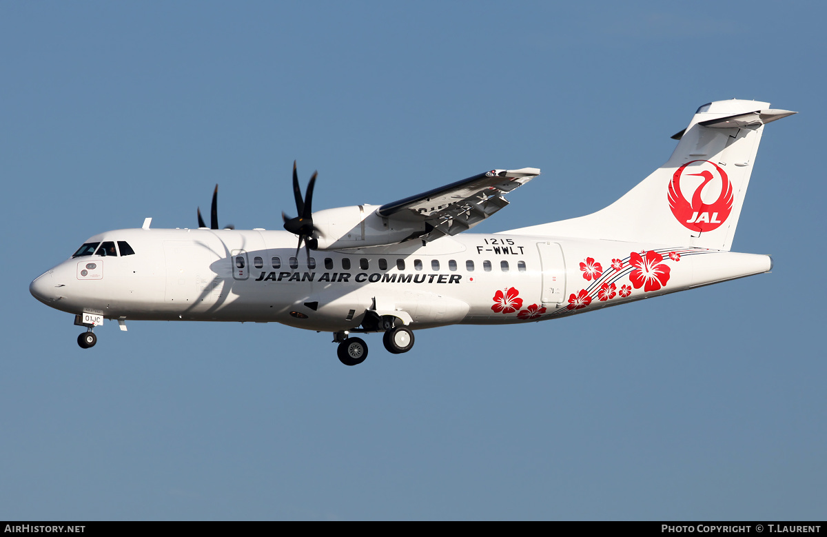 Aircraft Photo of F-WWLT | ATR ATR-42-600 | Japan Air Commuter - JAC | AirHistory.net #298662