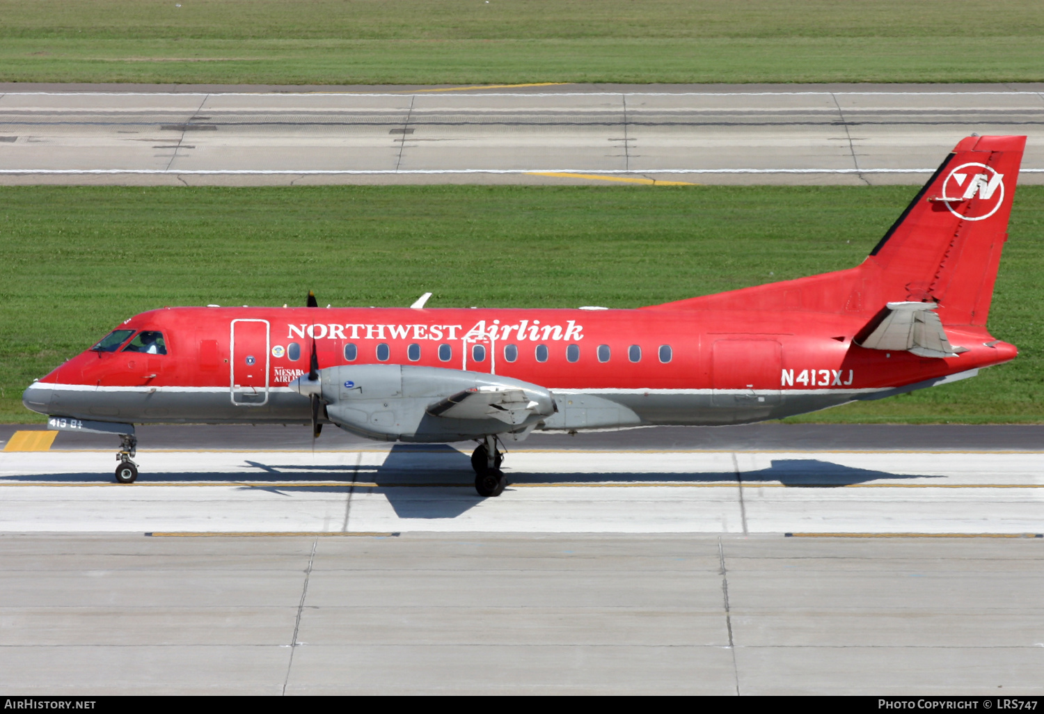 Aircraft Photo of N413XJ | Saab 340B/Plus | Northwest Airlink | AirHistory.net #298671