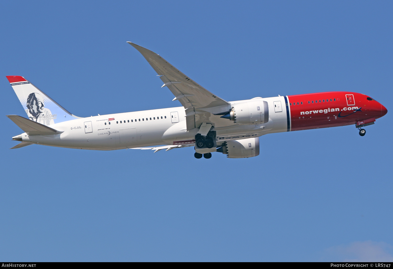Aircraft Photo of G-CJUL | Boeing 787-9 Dreamliner | Norwegian | AirHistory.net #298672