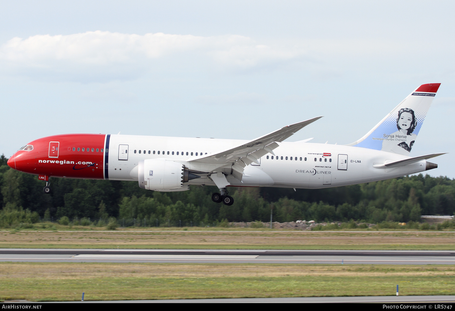 Aircraft Photo of EI-LNA | Boeing 787-8 Dreamliner | Norwegian | AirHistory.net #298674