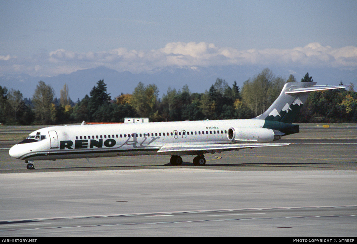 Aircraft Photo of N752RA | McDonnell Douglas MD-87 (DC-9-87) | Reno Air | AirHistory.net #298723